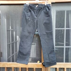 Eileen Fisher Black Straight-Leg Jeans